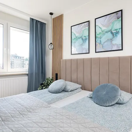 Apartament Blue Matcha Premium Okopowa Warszawa
