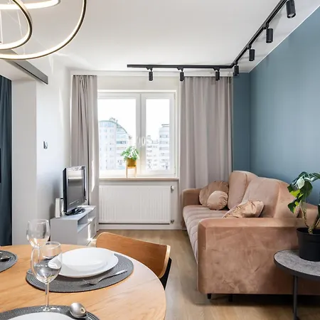 Blue Matcha Premium Okopowa Apartamento
